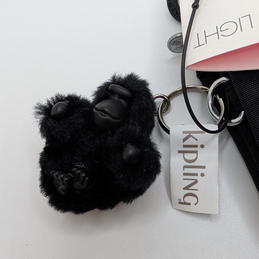 Kipling Creativity Pouch Small with Plush Monkey … - image 8